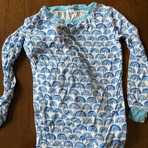 Little Sleepies Blue Rainbow Long Sleeve 7/8